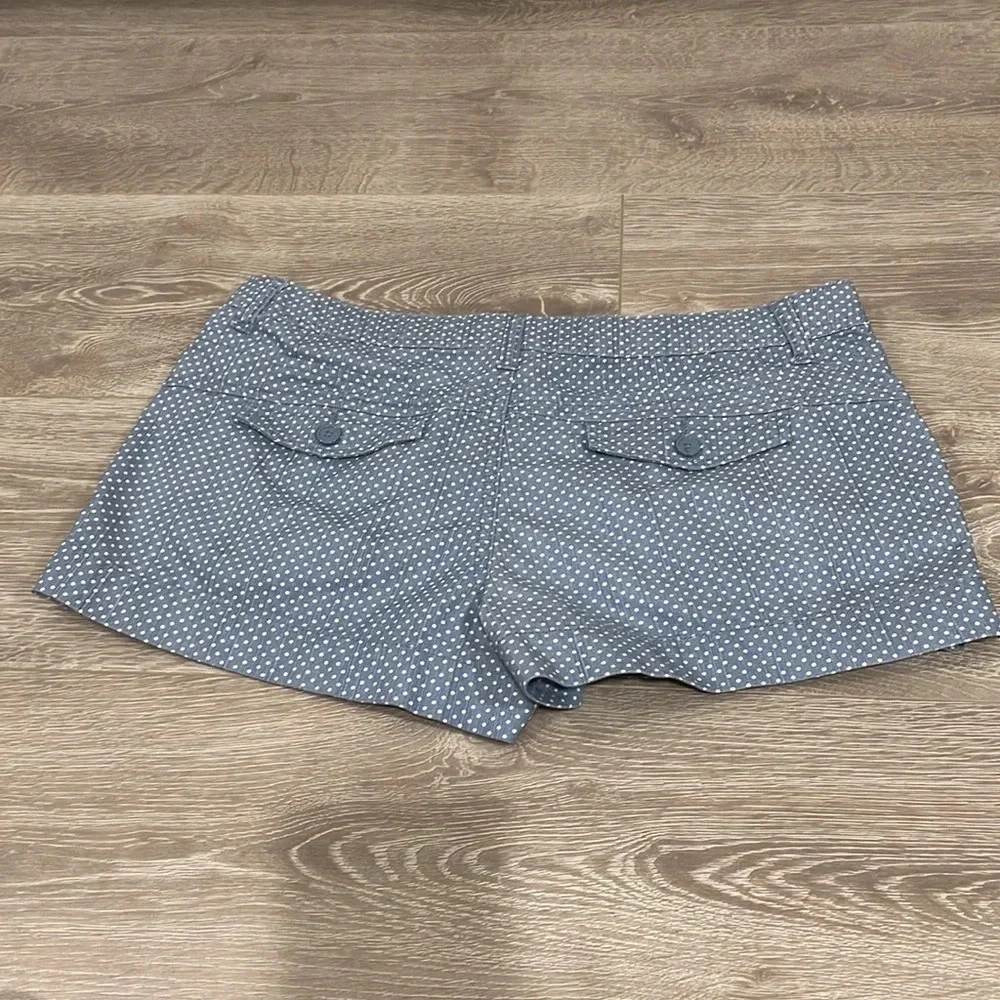 American Rag Cie Polka Dot Shorts Blue White 13